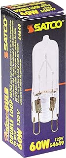 Satco S4649 G9 Light Bulb in Light Finish, 1.63 inches