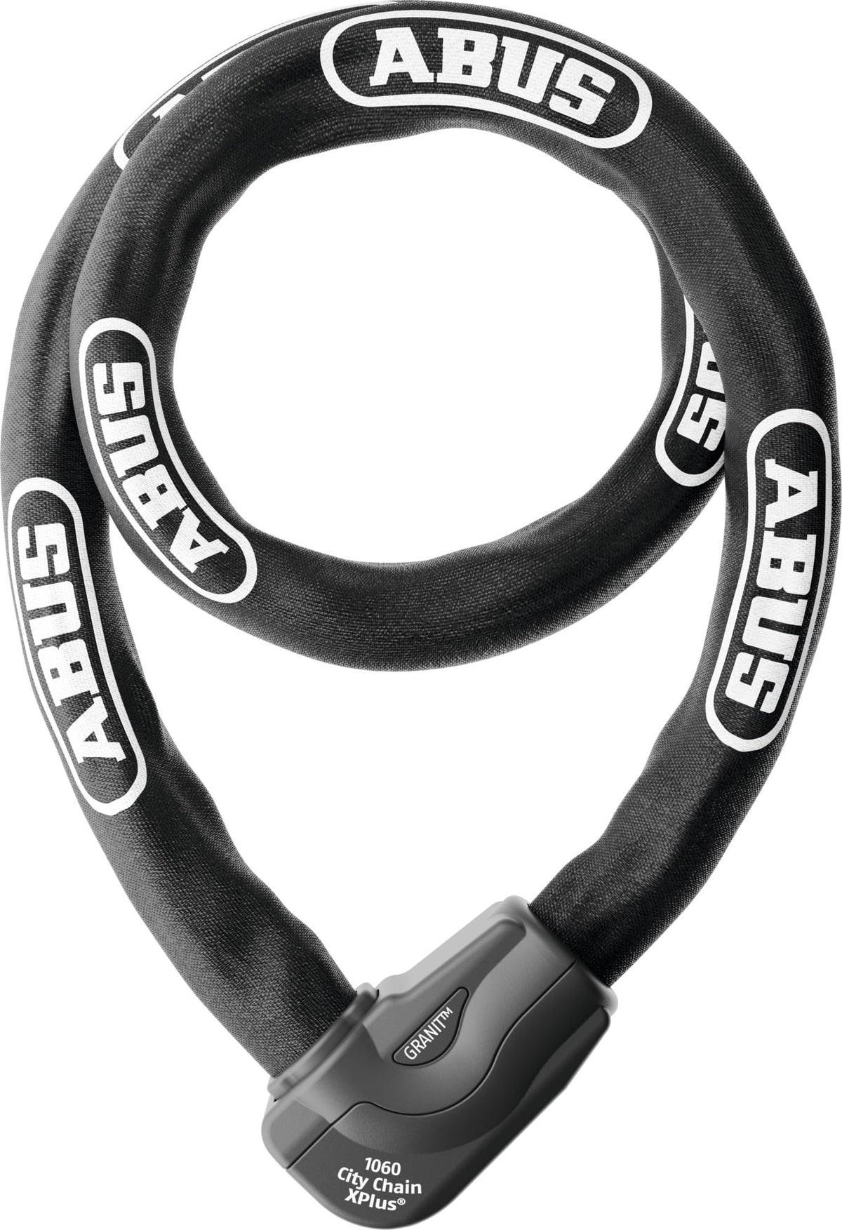 Granit Citychain X-Plus 1060 Chain Bicycle Lock (4.5-Feet) by ABUS – 137cm/10mm, Altri, Black, Model 1060/140_BLACK
