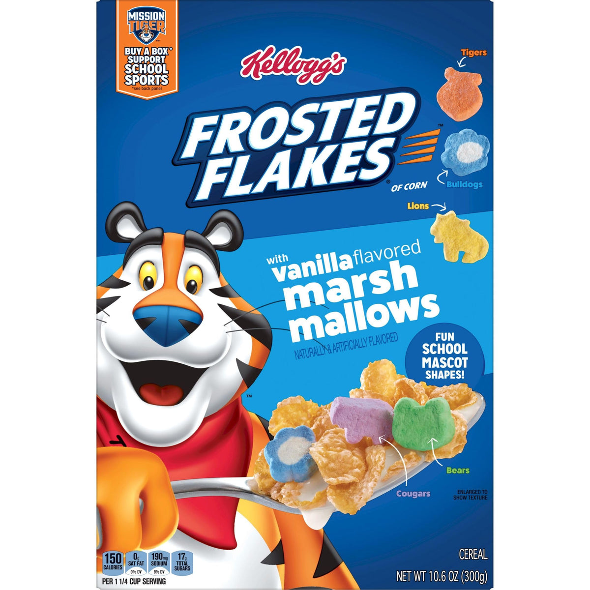 Kellogg's Frosted Flakes vanilla original / 10.6 Ounce (Pack of 1) / 1 Cold Cereal