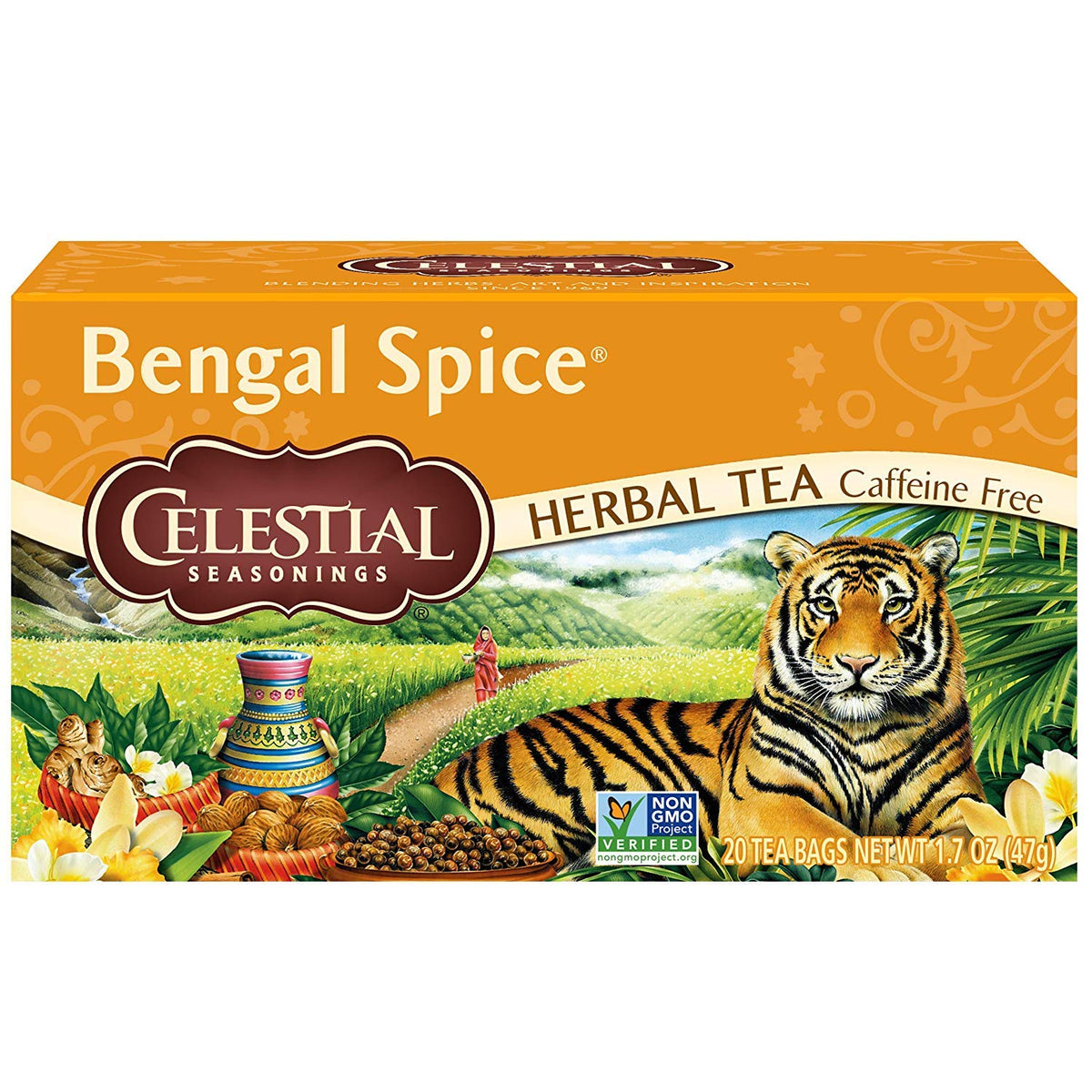 Tea Herb Bengal Spice by Celestial Seasonings – Pack of 5