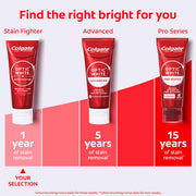 Optic White Stain Fighter Whitening Toothpaste by Colgate – 3.8 Ounce (Pack of 4), White, Pack of 4, Model 61057377