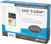 San Jamar Saf-T-Grip Plastic Cutting Board with Safety Hook by Carlisle FoodService Products – 24"L x 18"W, Plastic, Assorted, Model CBG1520KC