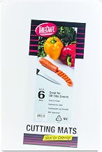 TableCraft Products FCB1824W White Mats, 18" x 24" (Pack of 6)