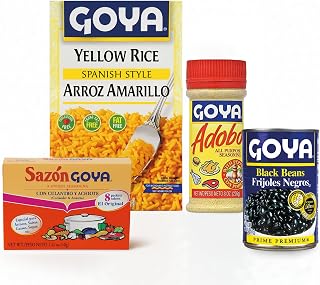 Goya Rice & Beans Essentials Bundle, Adobo All Purpose Seasoning, 15.5 oz