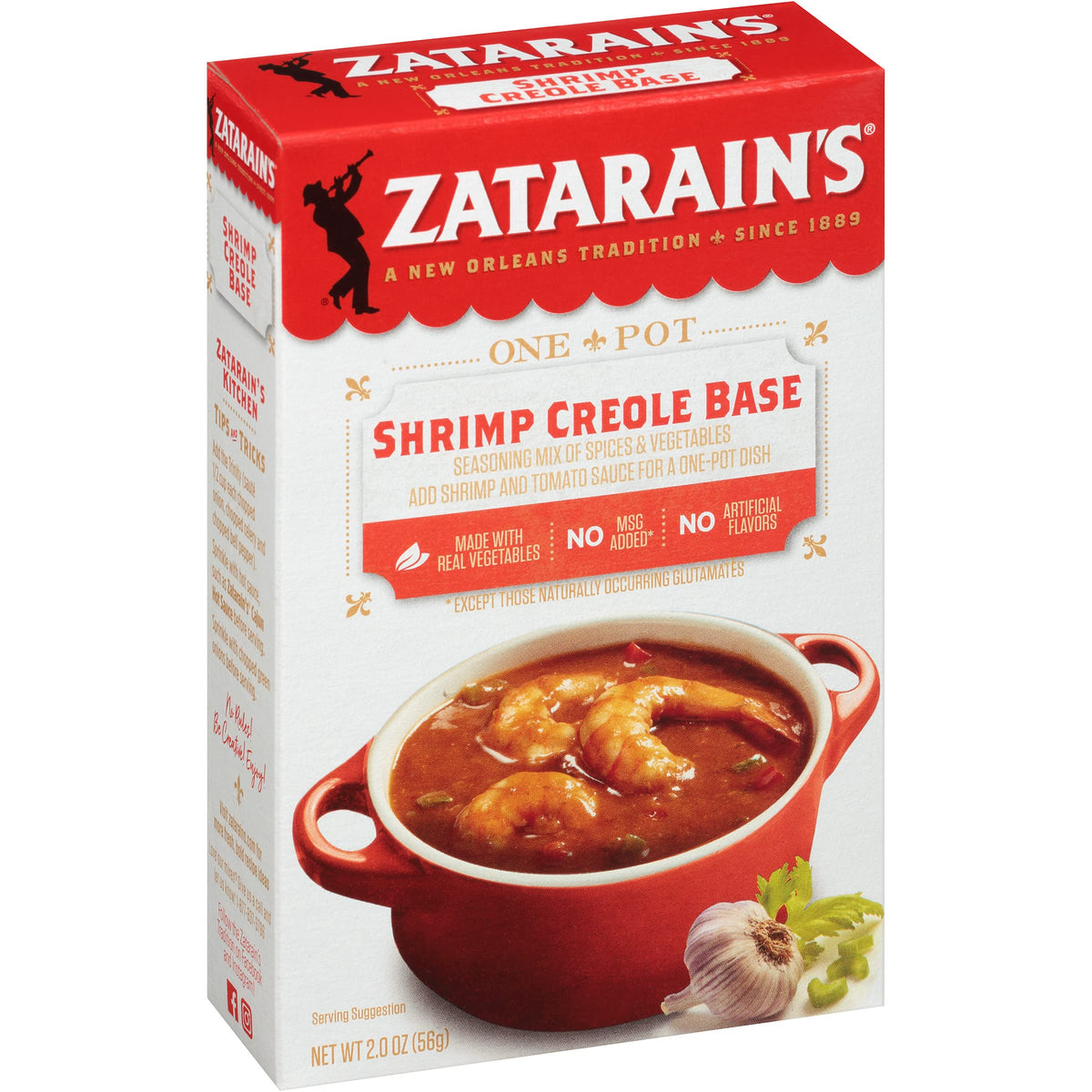 Shrimp Creole Base by Zatarain's – 12 Ounce (Pack of 1), Pack of 6