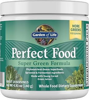 Garden of Life Perfect Food Original Super Green Formula, 14 Servings