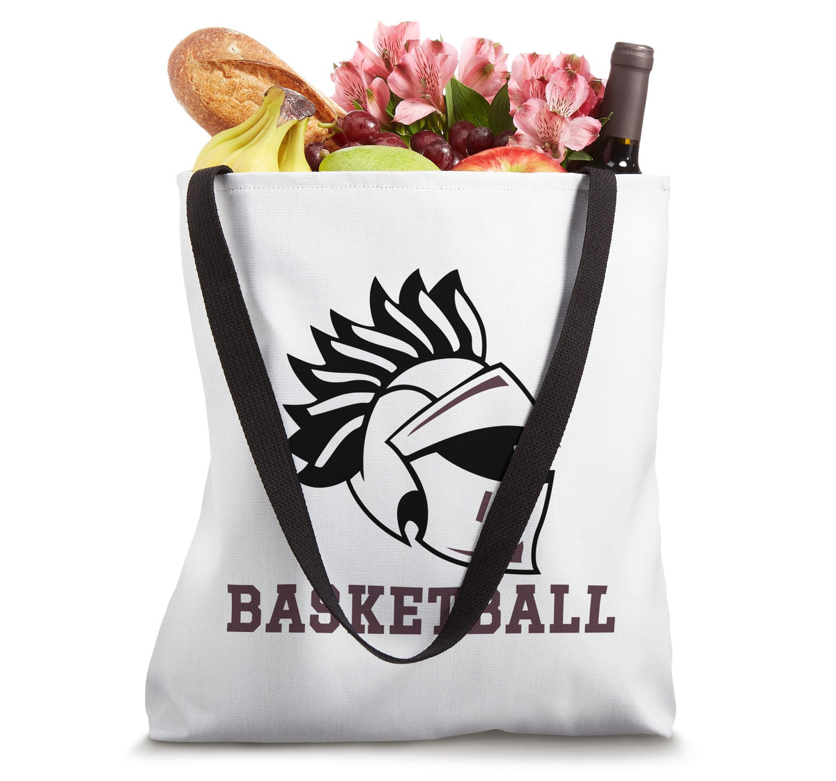 Curtis High School Warriors Tote Bag by Curtis High School, Staten Island, NY 10301 – 16 inches, White, Model AKK19YAC6WEUS_16INCHES