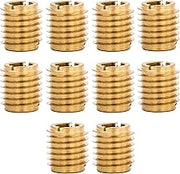 E-Z LOK Knife Thread Insert for Hard Wood, M6-1.0, 0.500 in, 10 ct