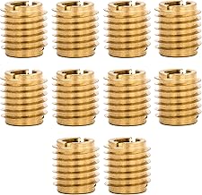E-Z LOK Knife Thread Insert for Hard Wood, M6-1.0, 0.500 in, 10 ct