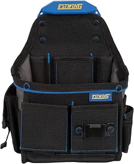 Estwing Small Electrician’s Pouch with Quick Connect PROLOCK™ Modular Tool Belt Clip (42627)