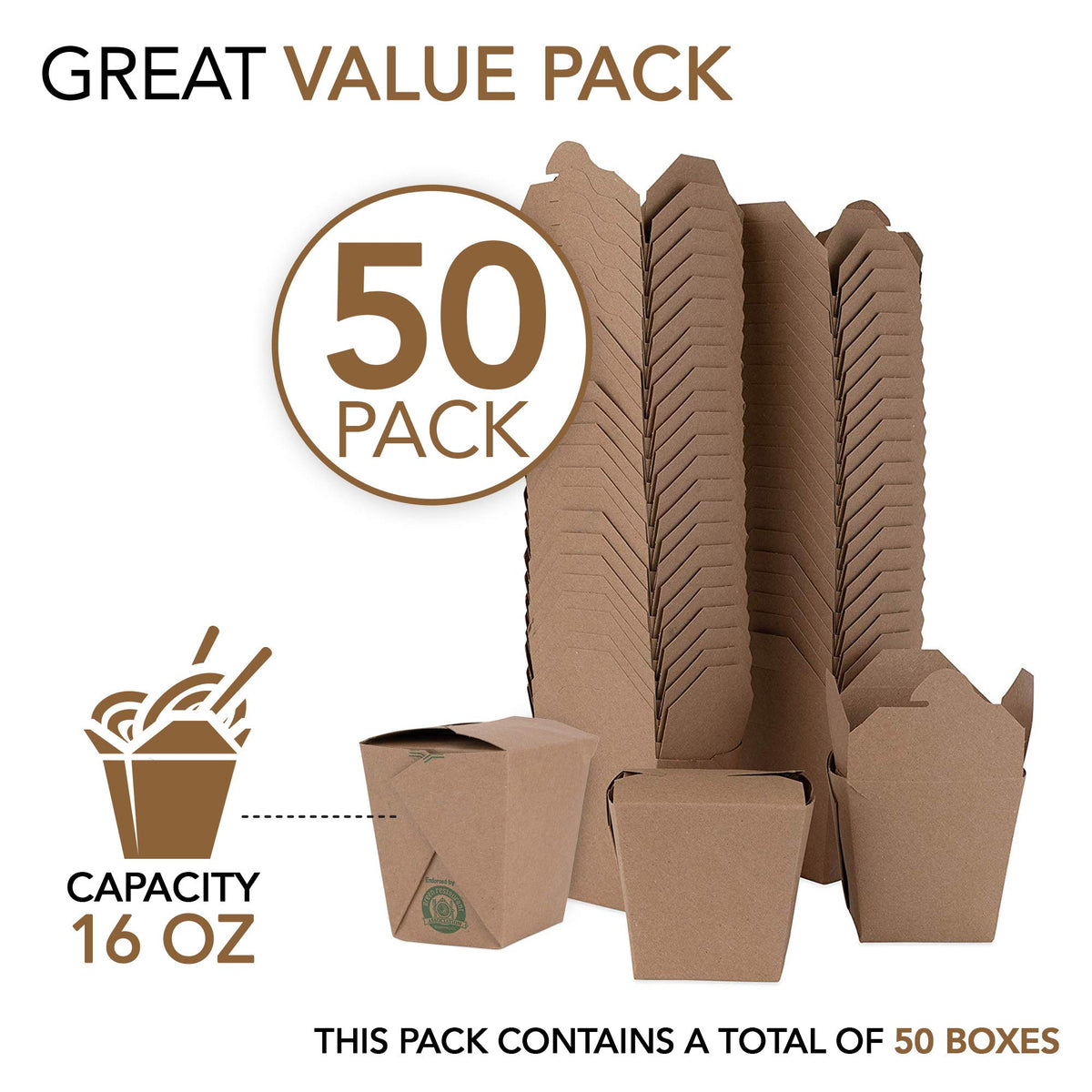 Stock Your Home 16 oz. / Brown / 16.0 ounces Boxes