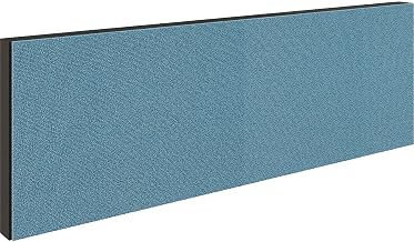 Global Industrial Modular Partition Stacking Panel with Fabric, 48" W x 16" H, Blue