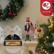 The Twiddlers Wooden Nutcracker, 12 Inch, Uncle Sam 250th Anniversary