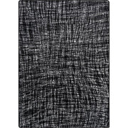 Impressions Crisscross Shadow 7'8" x 10'9" Area Rug by Joy Carpets – 7'8" x 10'9" (Rectangular), Nylon, Black, Model 2165D-04