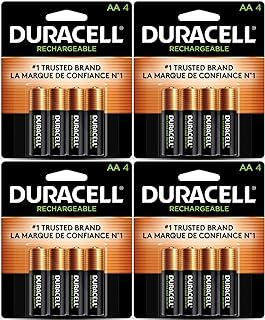 DURACELL 16 X NEW AA Batteries Rechargeable NiMH Precharged 2400mAh