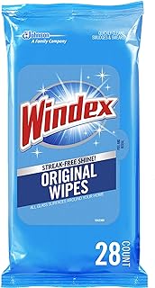 Windex Glass and Multi-Surface Cleaning Wipes, 28 Count