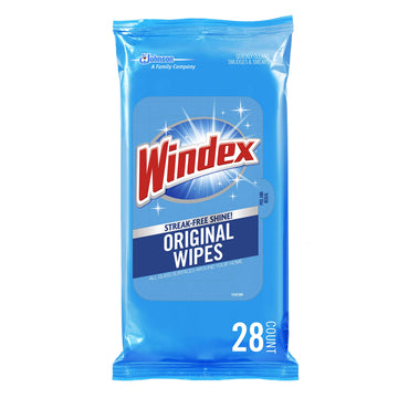 Glass and Multi-Surface Cleaning Wipes by Windex – 1 Count (Pack of 28), Pack of 28