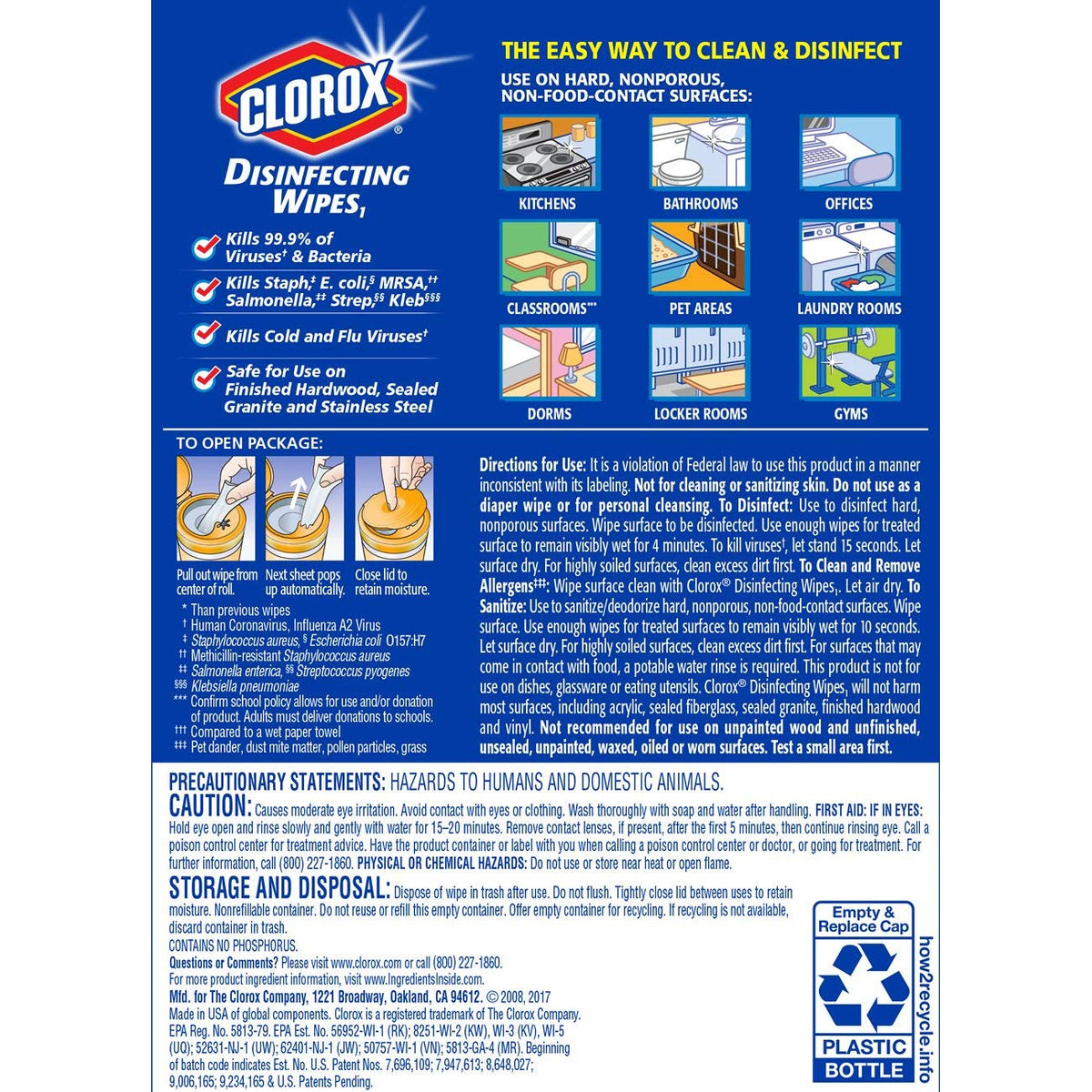 Lemon Wipes 75 Count by Clorox – Pack of 75, Model 01608