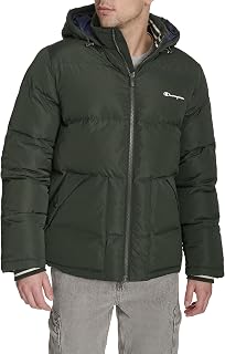 Champion Men's Quilted Full-zip Hooded Puffer Jacket