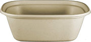 World Centric (CT-SC-U3) Compostable Unbleached Plant Fiber Box, 8.8 x 6.8 x 3 inch - 400 per case.