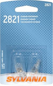SYLVANIA 2821 Basic Miniature Bulb, (Contains 2 Bulbs)