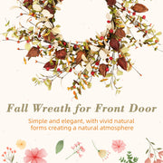 YNYLCHMX Fall Wreath, 20 Inch Diameter, Fall Berries