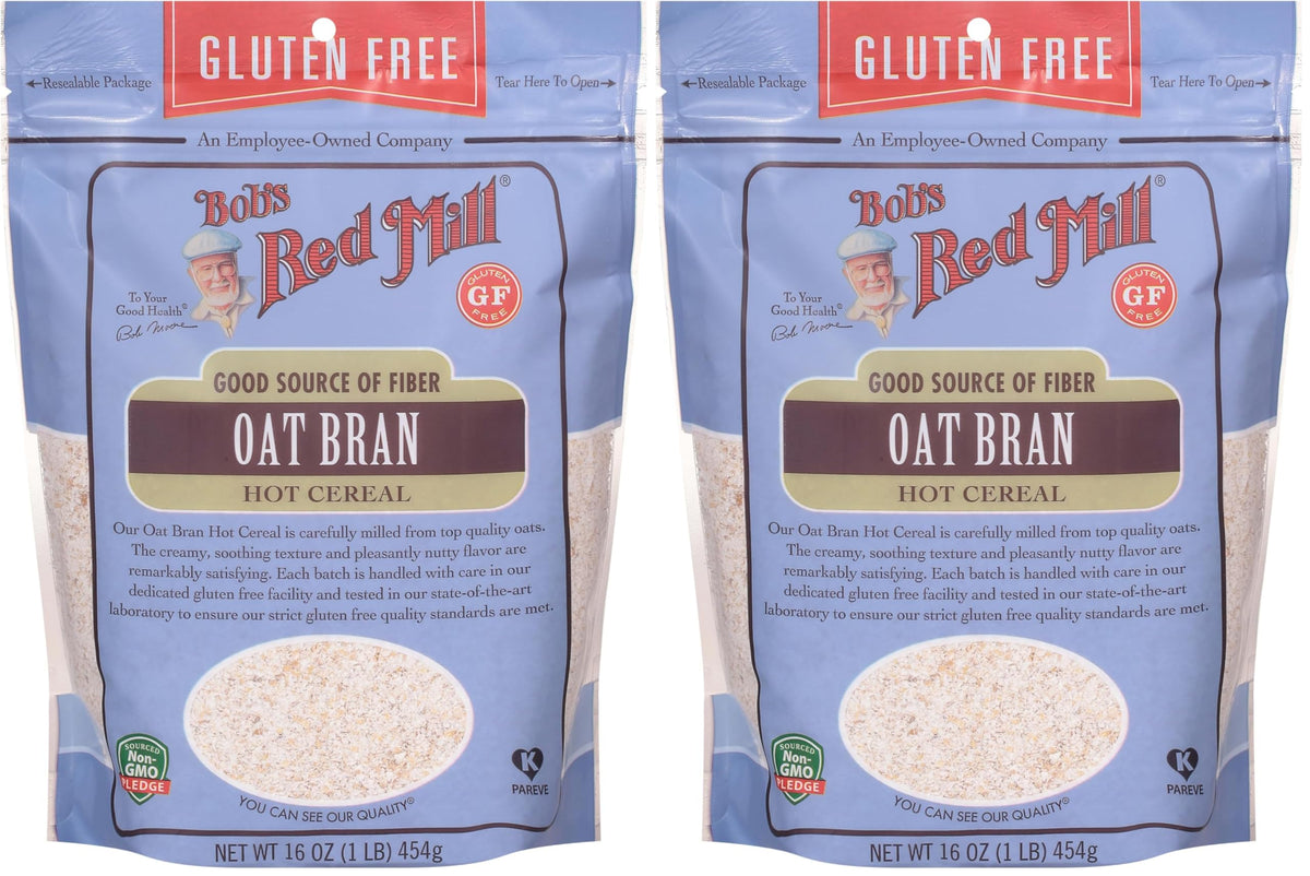 Bob's Red Mill 16 Ounce (Pack of 2) / Resealable / 16 Ounce (Pack of 1) Oat Bran