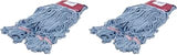 Carlisle FoodService Products 369454B14 Looped-End Mop Head with Red Band, Large, Blue (Pack of 2)