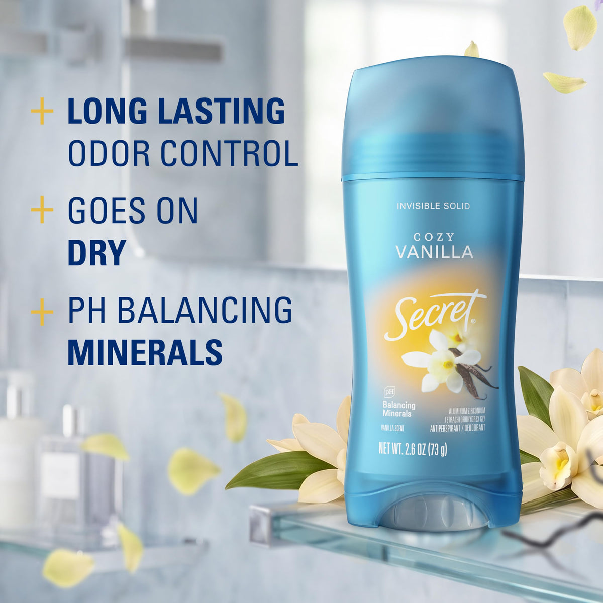 Fresh Antiperspirant Deodorant for Women by Secret – 2.6 Ounce (Pack of 3), Pack of 3