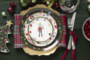 Lenox Nutcracker Ballet Appetizer Plates, Porcelain Set of 4, Multicolor