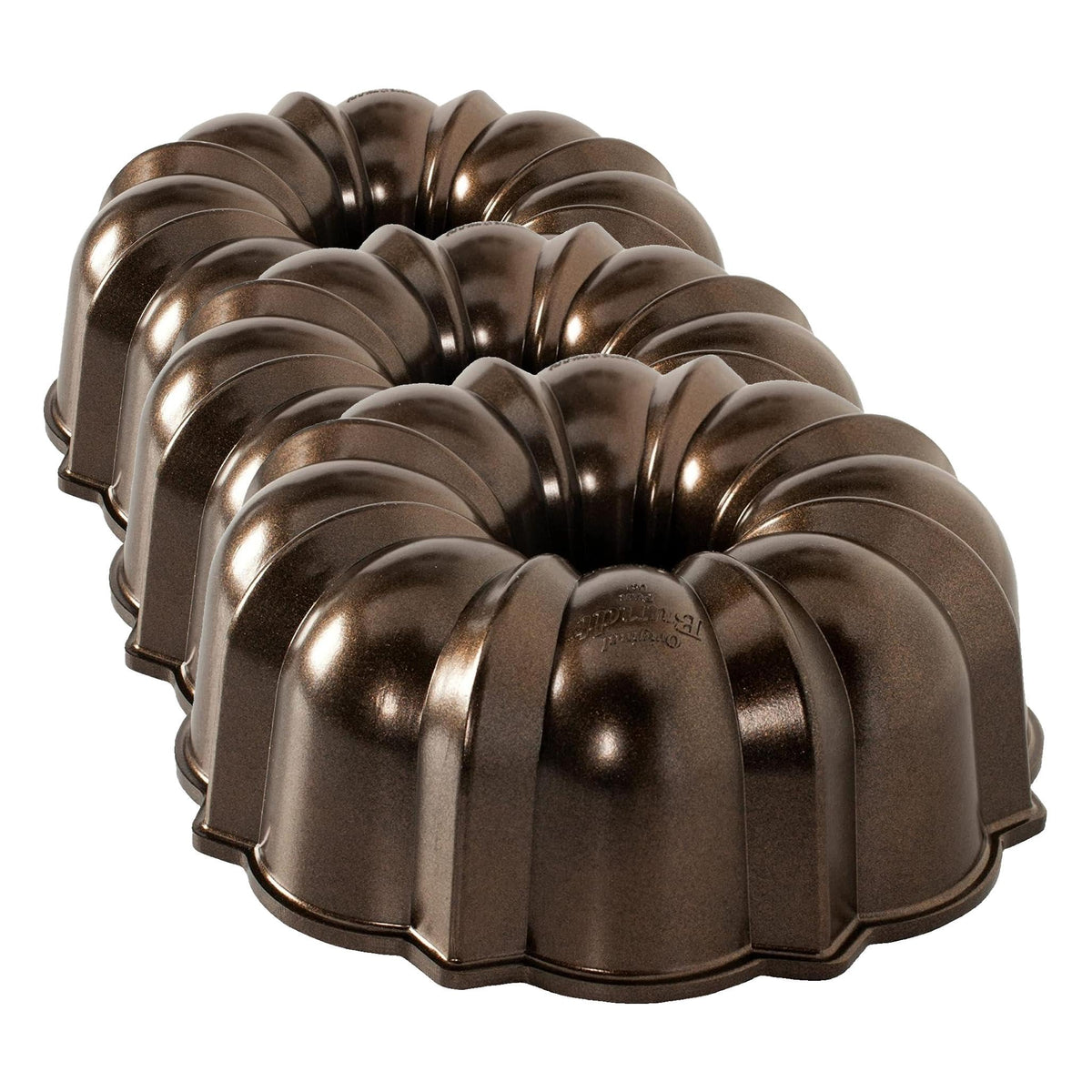 Nordic Ware Bronze / 12-Cup (Pack of 3) / 1 Bundt Pans