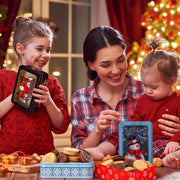 Landhoow Christmas Cookie Tins, 6 Pack, Multicolor Style 2