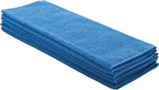 Winco 16" x 16" Blue Microfiber Towel (Set of 6) | Great for Counters, Kitchen Surfaces, Dining Areas and Cleaning