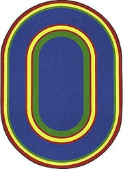 Joy Carpets Ripples Misc Sold Color Area Rug, 10'9" x 13'2" Oval, Primary