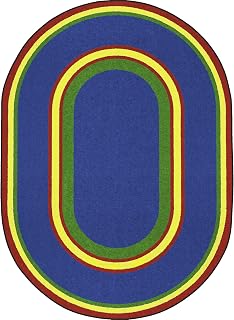 Joy Carpets Ripples Misc Sold Color Area Rug, 10'9" x 13'2" Oval, Primary