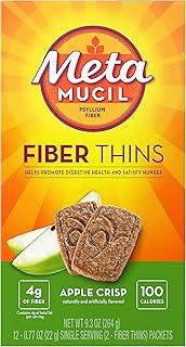 Metamucil Fiber Wafers Apple Crisp 24 Each (Pack of 7)