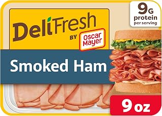 Oscar Mayer Deli Fresh, Smoked Uncured Ham, 9 oz Pack