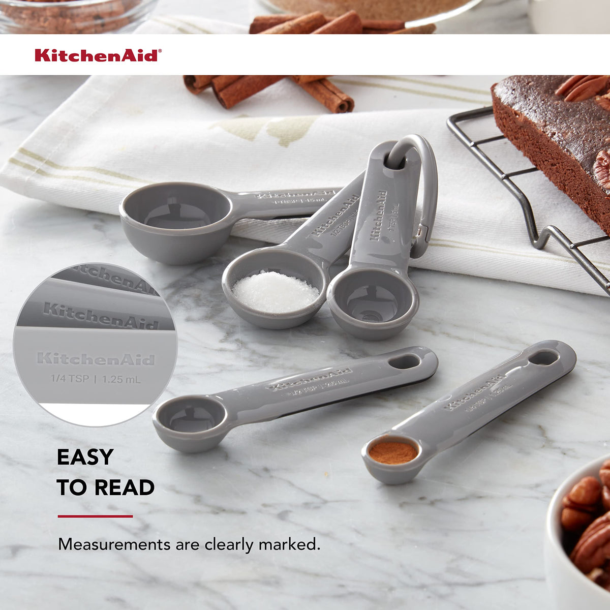 KitchenAid Gray / Spoons / 5-Piece Spoons