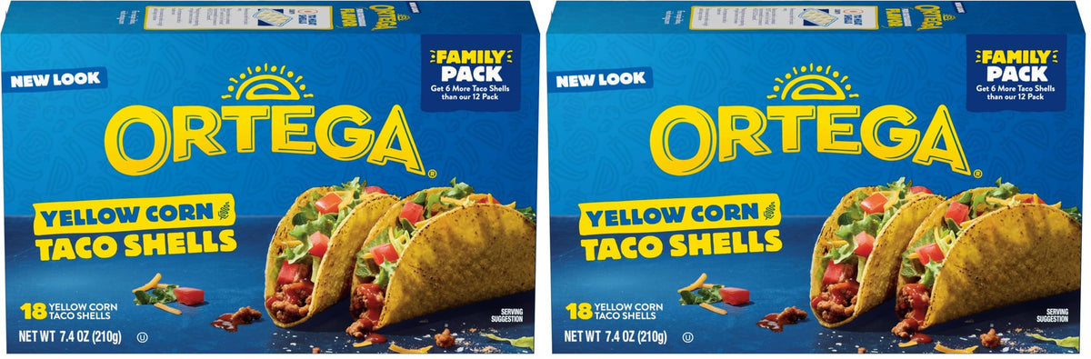 Ortega Yellow Corn / 18 Count (Pack of 2) / Yellow Corn
