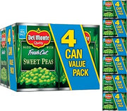 Del Monte Fresh Cut Sweet Peas, 15 oz. Cans, Canned Vegetables (Pack of 24)