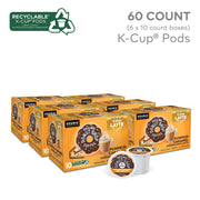 Pumpkin Caramel Cheesecake Latte by The Original Donut Shop – 60 Count (Pack of 1)