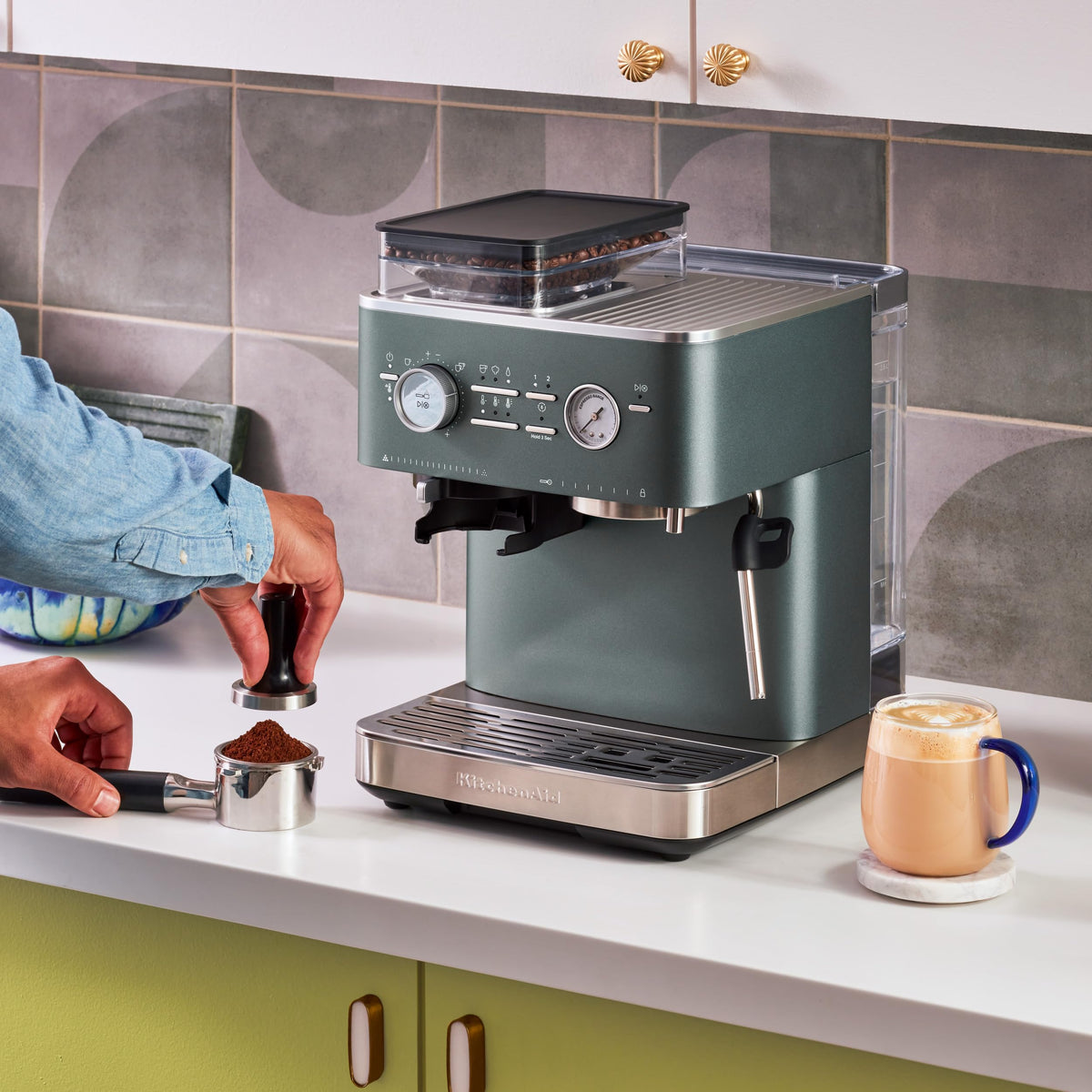 KitchenAid Juniper / 2.5L / Semi with Burr Semi-Automatic Espresso Machines