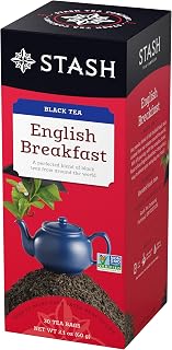 Stash Tea English Breakfast Black Tea, 6 Boxes of 30 Tea Bags Each (180 Tea Bags Total)