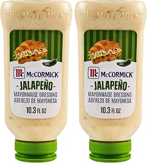 McCormick Jalapeño Mayonnaise Dressing, 10.3 fl oz (Pack of 2)