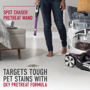 SmartWash Pet Automatic Carpet Cleaner Machine with Spot Chaser Wand by Hoover – FH53000PC, 0.5 gallons, Purple, Model FH53000PC