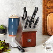 Dynamic Razor-Sharp 7-Piece Knife Set by HENCKELS – 7-pc, Stainless Steel, Brown, Pack of 7, Model 1025353
