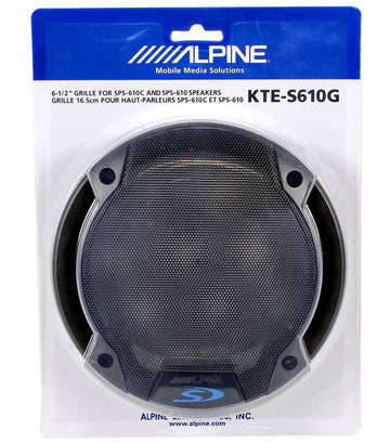 6-1/2" Type-S Speaker Grill by Alpine – Model KTE-S610G