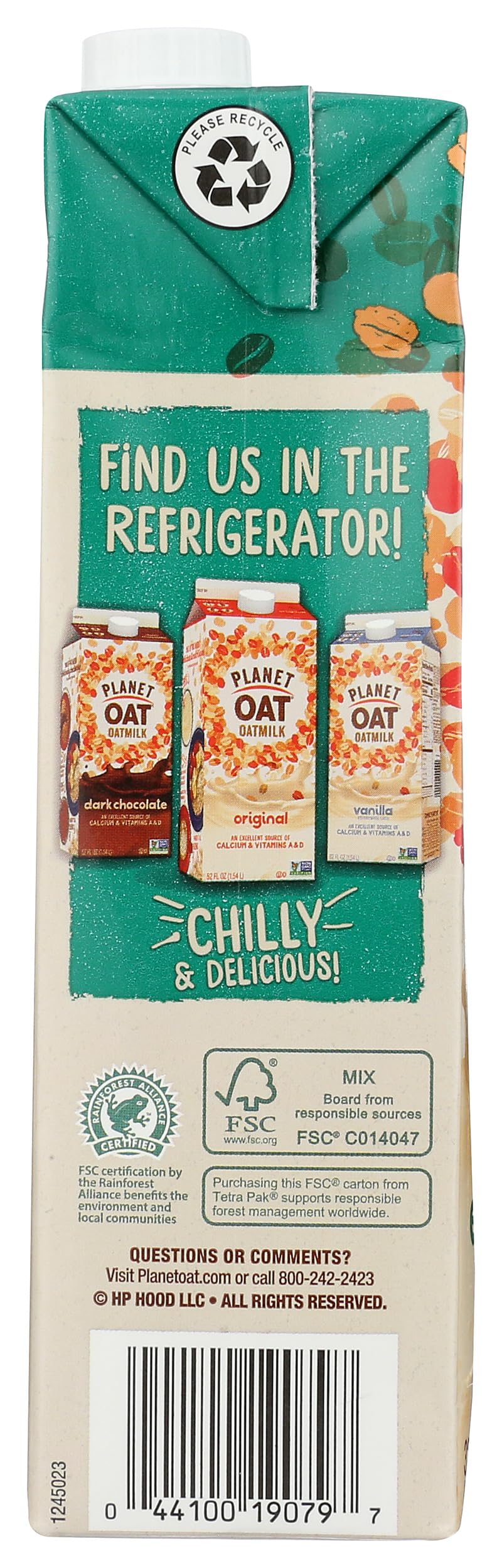Oatmilk Extra Creamy, 32 Fl Oz by Planet Oat – 32 Fl Oz (Pack of 1), Model 0044100190797