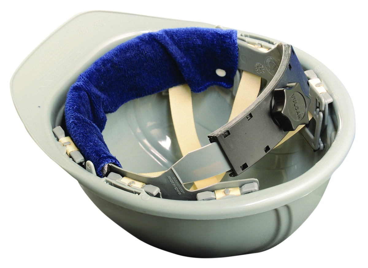 OccuNomix Navy / Pack of 100 / Terry Toppers Snap On Hard Hat Sweatband Hard Hat Accessories
