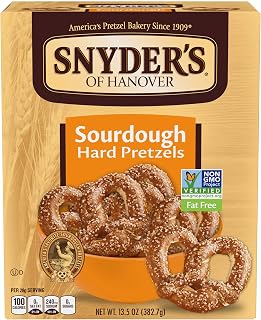 Snyder's of Hanover Sourdough Hard Pretzel Box - 13.5 oz - 2 pk